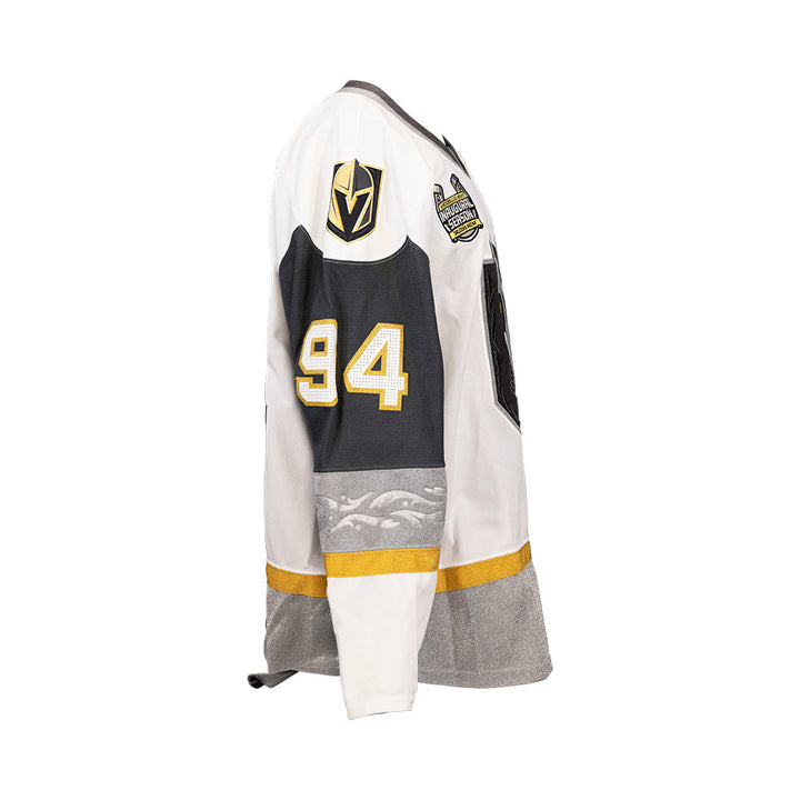 #94 Brayden Pachal: Game-Worn & Signed White Jersey - Jersey