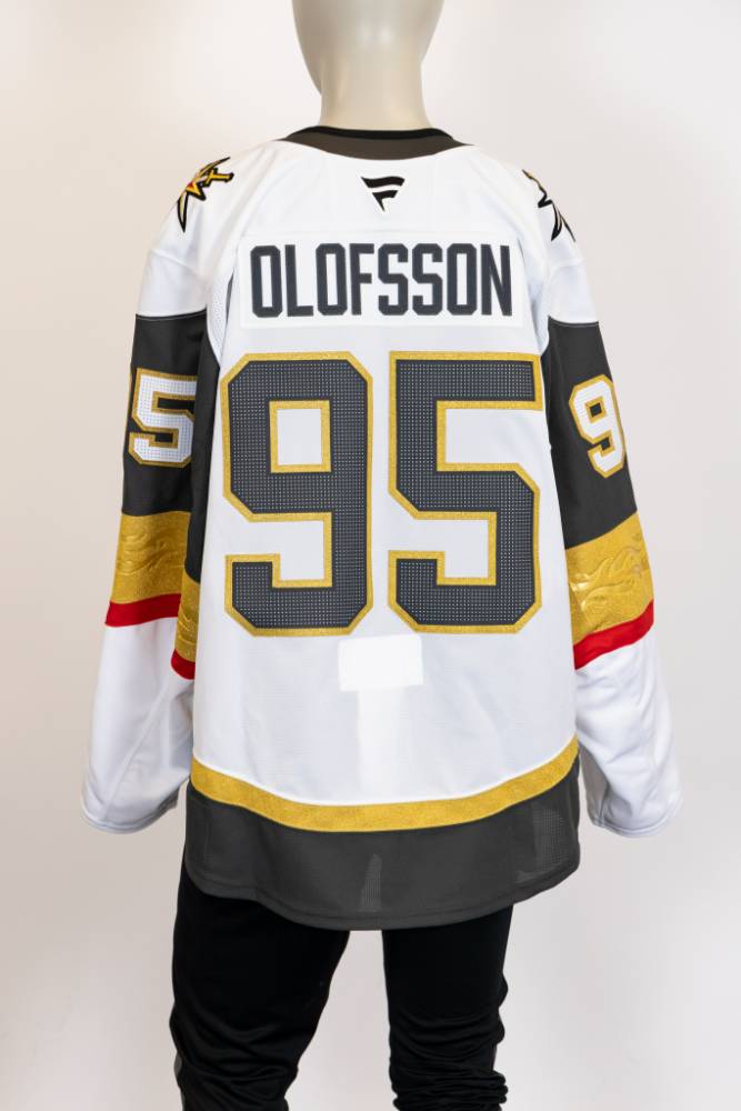 Game-Issued:#95 Victor Olofsson White Jersey 2024/25 Set 4-19457