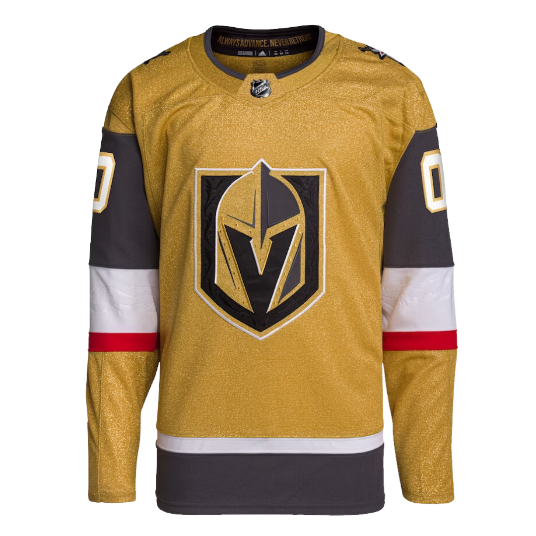adidas Golden Knights Home Authentic Jersey - Gold, Men's Hockey