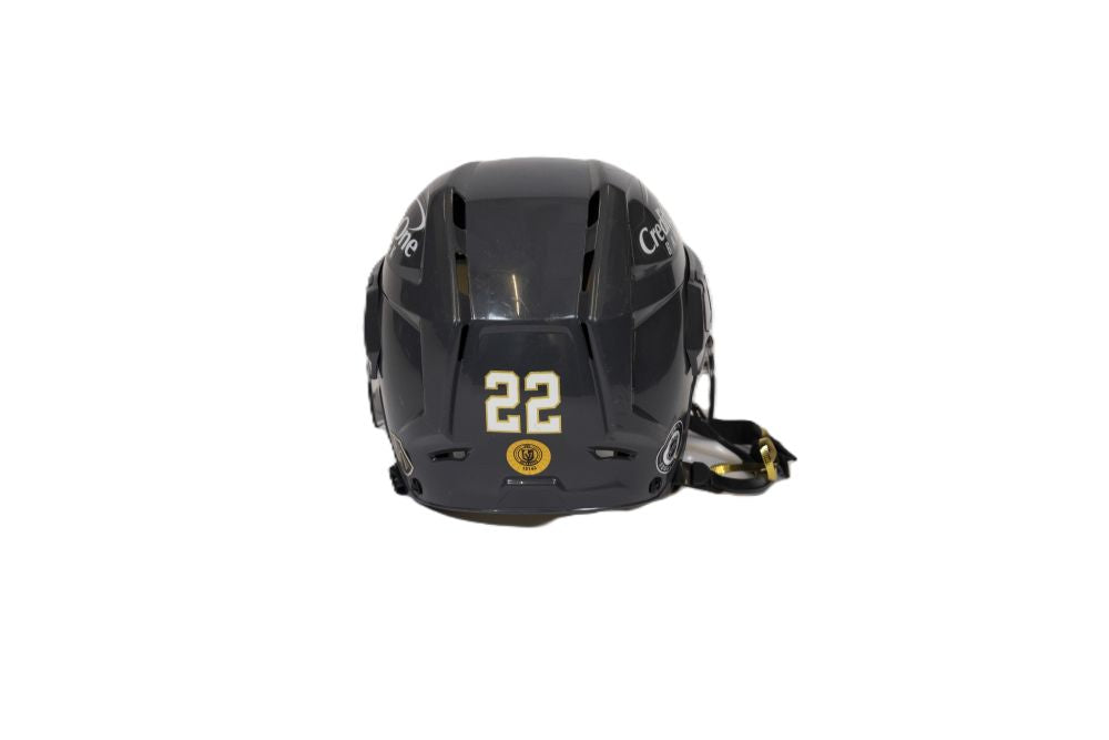Game-Used: #22 Michael Amadio Helmet-15143
