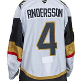Game-Worn: #4 Rasmus Andersson 2026 SCF White Set 2 Jersey-21746