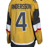 Game-Worn: #4 Rasmus Andersson 2026 SCP Gold Set 2 Jersey-21775