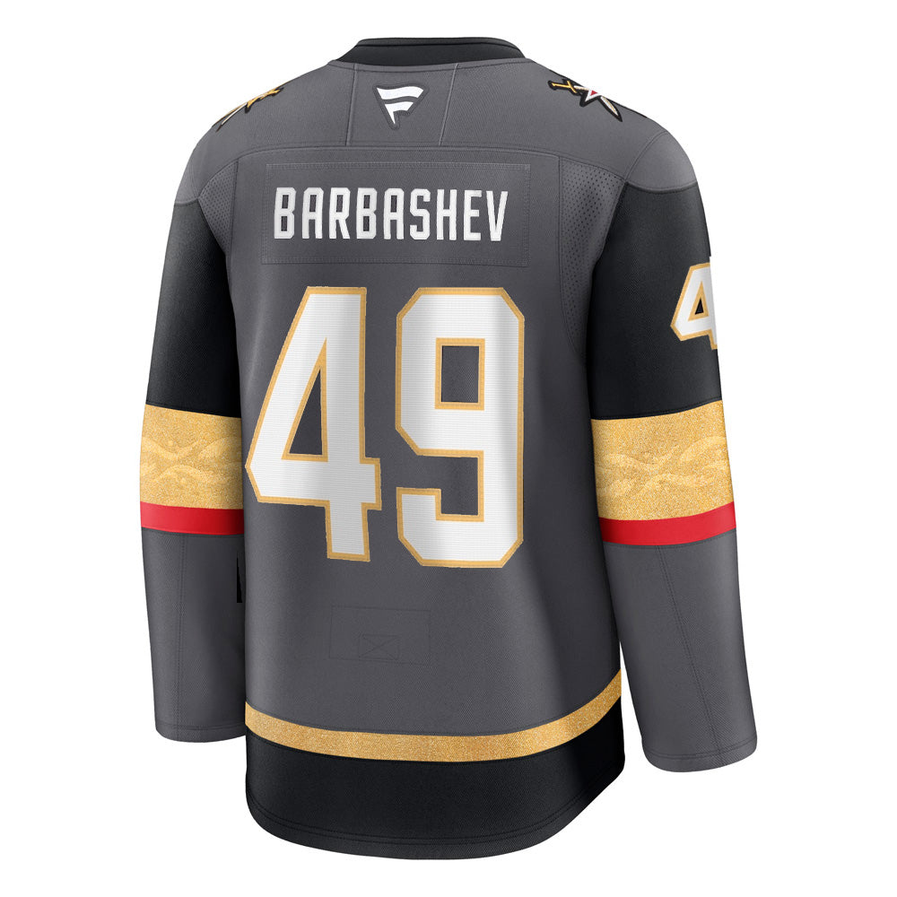 Vegas Golden Knights Fanatics Premium Pressed #49 Ivan Barbashev Jersey