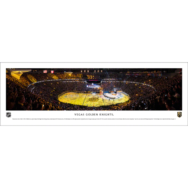 Vegas Golden Knights 2023 Banner Raising Panoramic