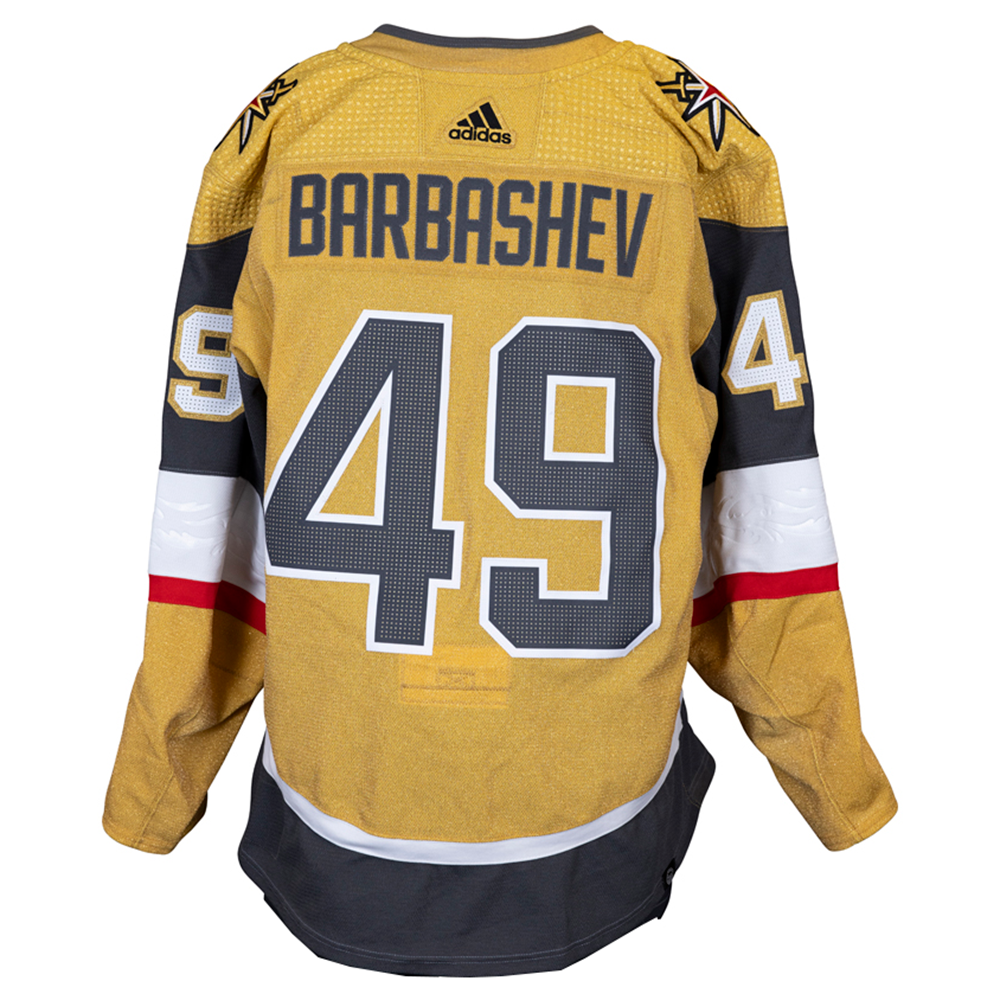 Game-Worn: #49 Ivan Barbashev 2023-2024 Stanley Cup Playoff Jersey - 16823