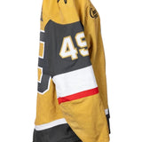 Game-Worn:#49 Ivan Barbashev Gold Set 2 2024/25 Jersey-18984 - Vegas Team Store