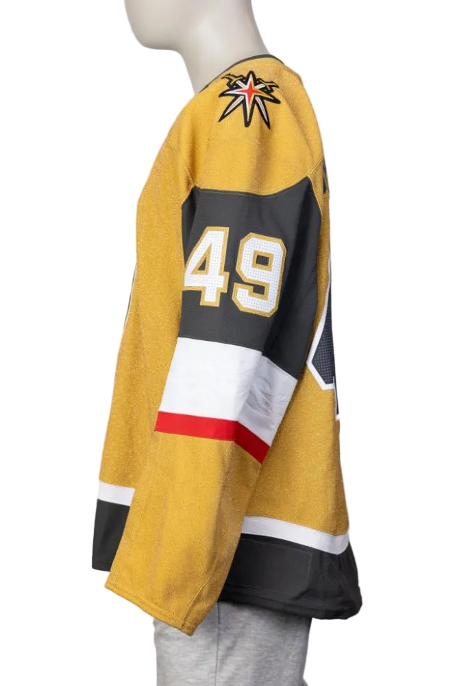 Game-Worn:#49 Ivan Barbashev Gold Set 2 2024/25 Jersey-18984 - Vegas Team Store