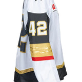 Game-Issued: #42 Braeden Bowman 2026 SCF White Set 2 Jersey-21867