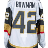 Game-Issued: #42 Braeden Bowman 2026 SCF White Set 2 Jersey-21867