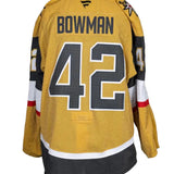 Game-Issued: #42 Braeden Bowman 2026 SCP Gold Set 2 Jersey-21791