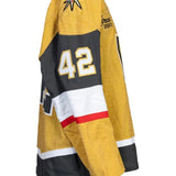 Game-Issued: #42 Braeden Bowman 2026 SCP Gold Set 2 Jersey-21791