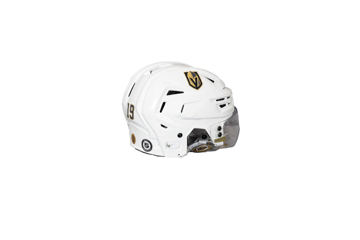 Practice-Used: #19 Brendan Brisson 2023-2024 Season Helmet - 17534