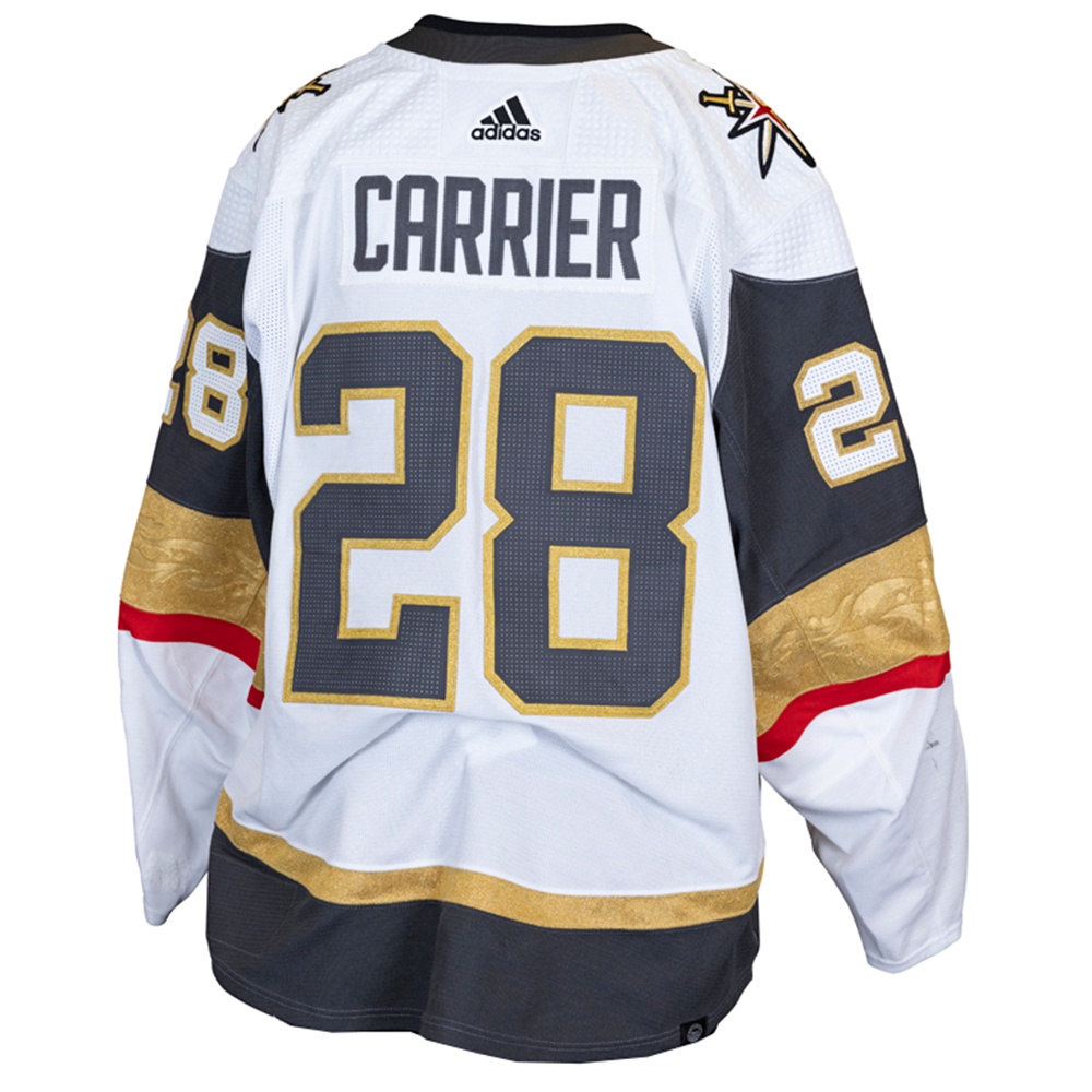 Game-Worn: #28 William Carrier 2023-2024 Stanley Cup Playoff Jersey - 16868