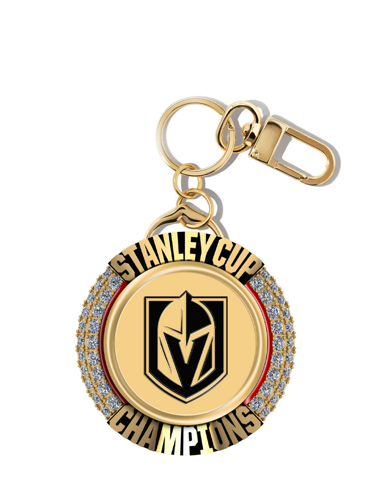 Vintage Keychain Stanley Cup Hockey Trophy Sports Key Ring Retro Hockey 