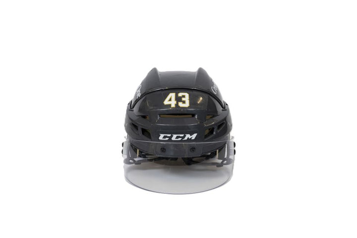 Game-Used: #43 Paul Cotter Helmet-17767