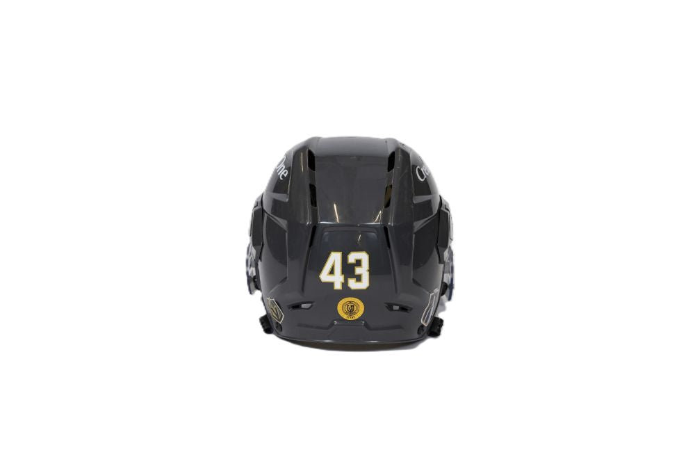 Game-Used: #43 Paul Cotter Helmet-17767