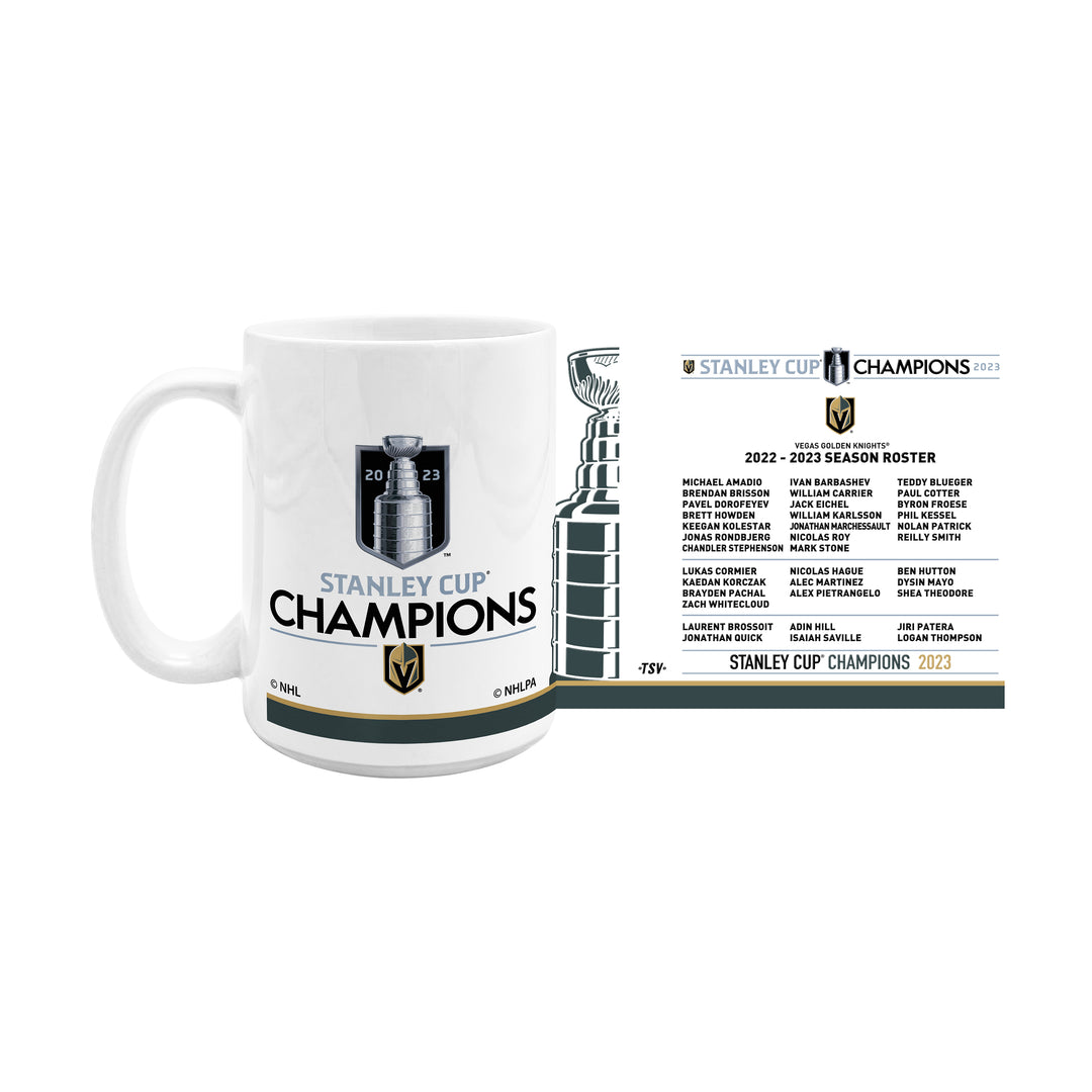 Vegas Golden Knights Stanley Cup Champions Roster 15oz. Mug