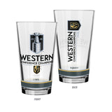 Vegs Golden Knights 2026 Western Conference Champions Pint Glass