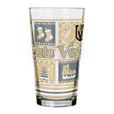 Vegas Golden Knights Ugly Sweater Holiday 16oz Pint Glass