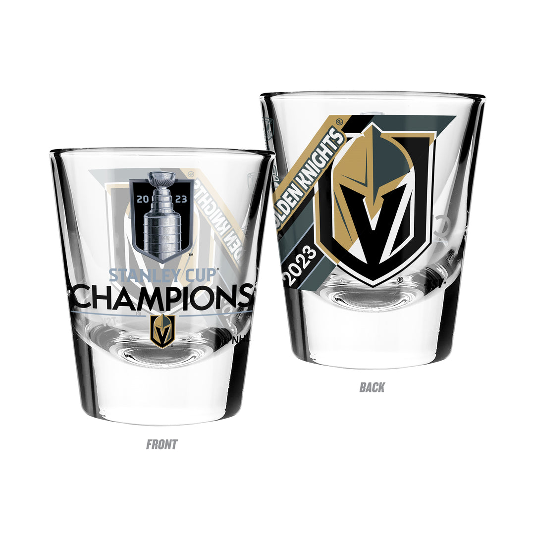 Vegas Golden Knights Inglasco 2023 Stanley Cup Champions 2oz. Shot Glass