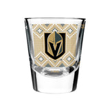 Vegas Golden Knights Ugly Sweater Holiday Shot Glass