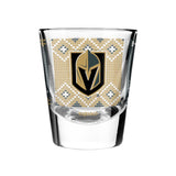 Vegas Golden Knights Ugly Sweater Holiday Shot Glass