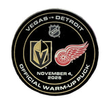 VGK vs DET Warm-up Puck 11/4/25