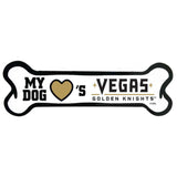 Vegas Golden Knights Dog Bone Car Magnet