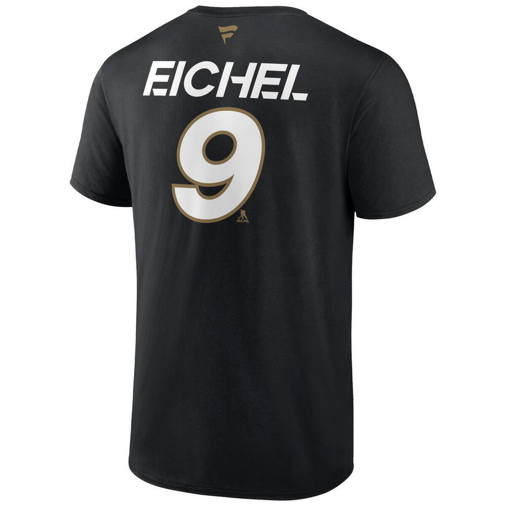 Vegas Golden Knights Authentic Pro Eichel Name & Number Tee