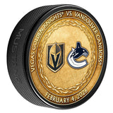 VAN vs. VGK Match-Up Puck 2/4/2026