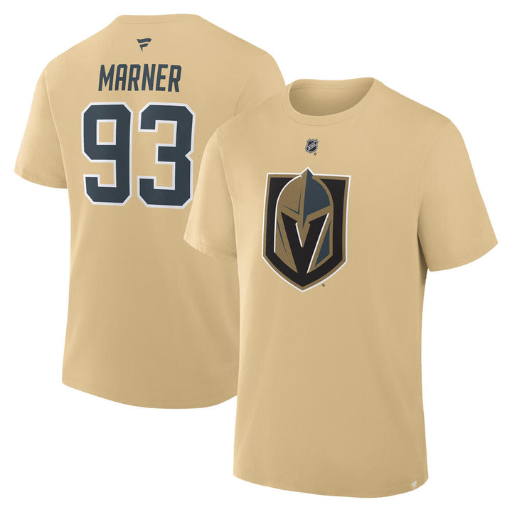 Vegas Golden Knights Marner Authentic Stack Name & Number Tee