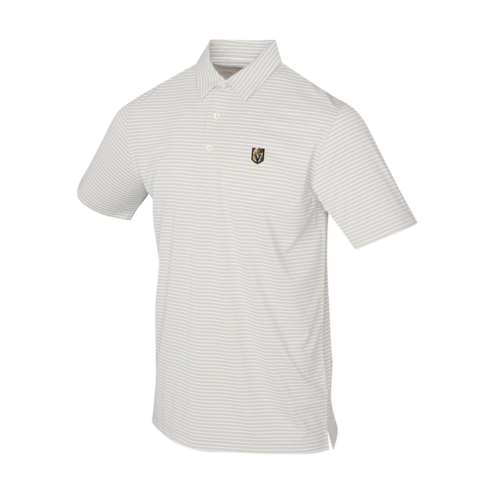 Vegas Golden Knights Primary Carmel Stripe Polo