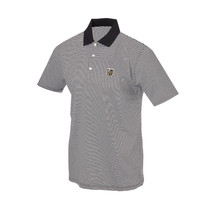 Vegas Golden Knights Commander Supima Stripe Polo