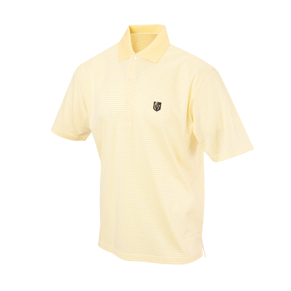 Vegas Golden Knights Commander Supima Stripe Polo