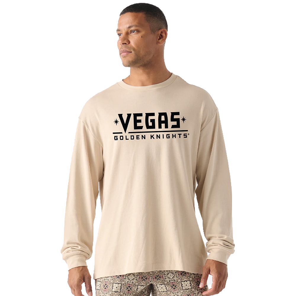 Vegas Golden Knights Fairfax Wordmark Longsleeve Tee