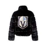 Vegas Golden Knights Women's Faux Fur Bomber Jacket - Vegas Team Store