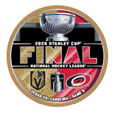 CAR vs. VGK 2026 Stanley Cup Final Match-Up Puck 6/14/2026 - Game 6