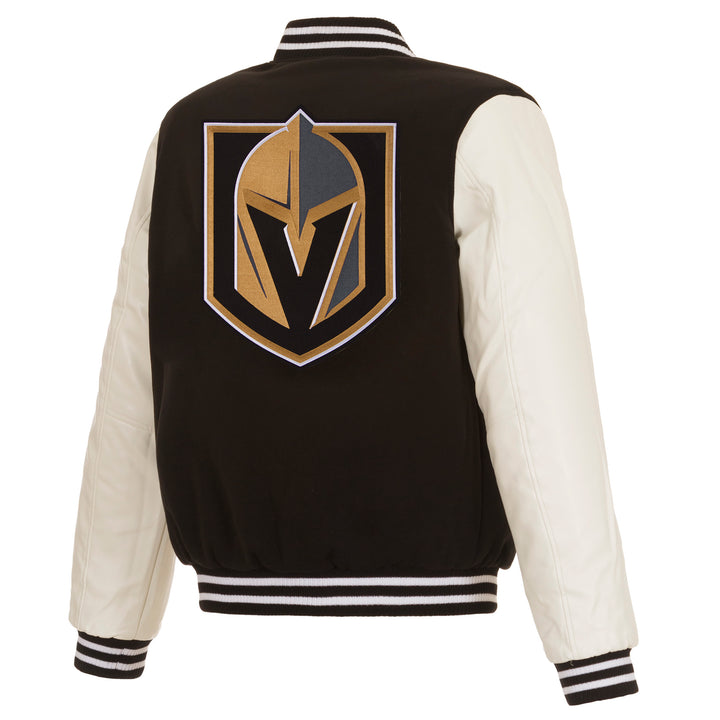 Vegas Golden Knights Men's Black & White Fleece Jacket