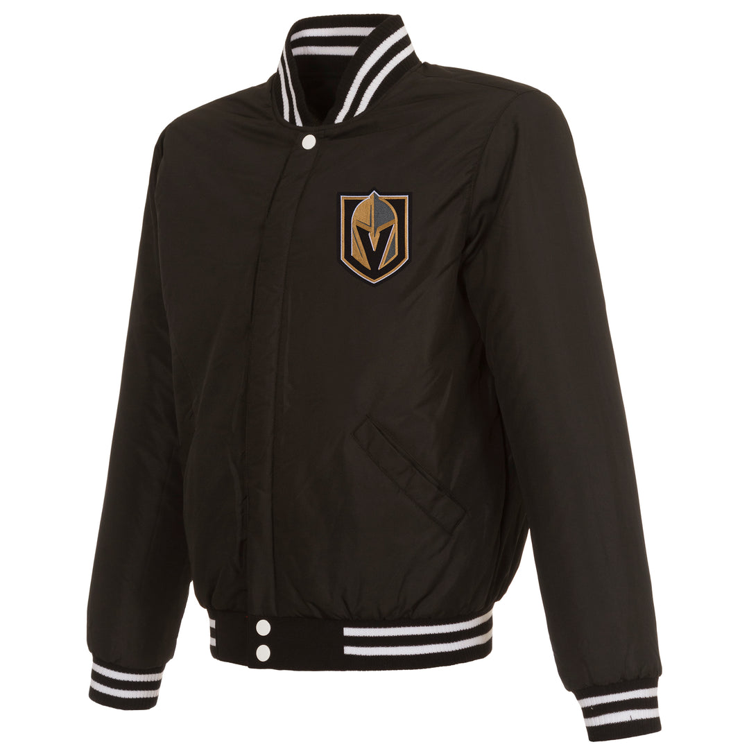 Vegas Golden Knights Men's Black & White Fleece Jacket