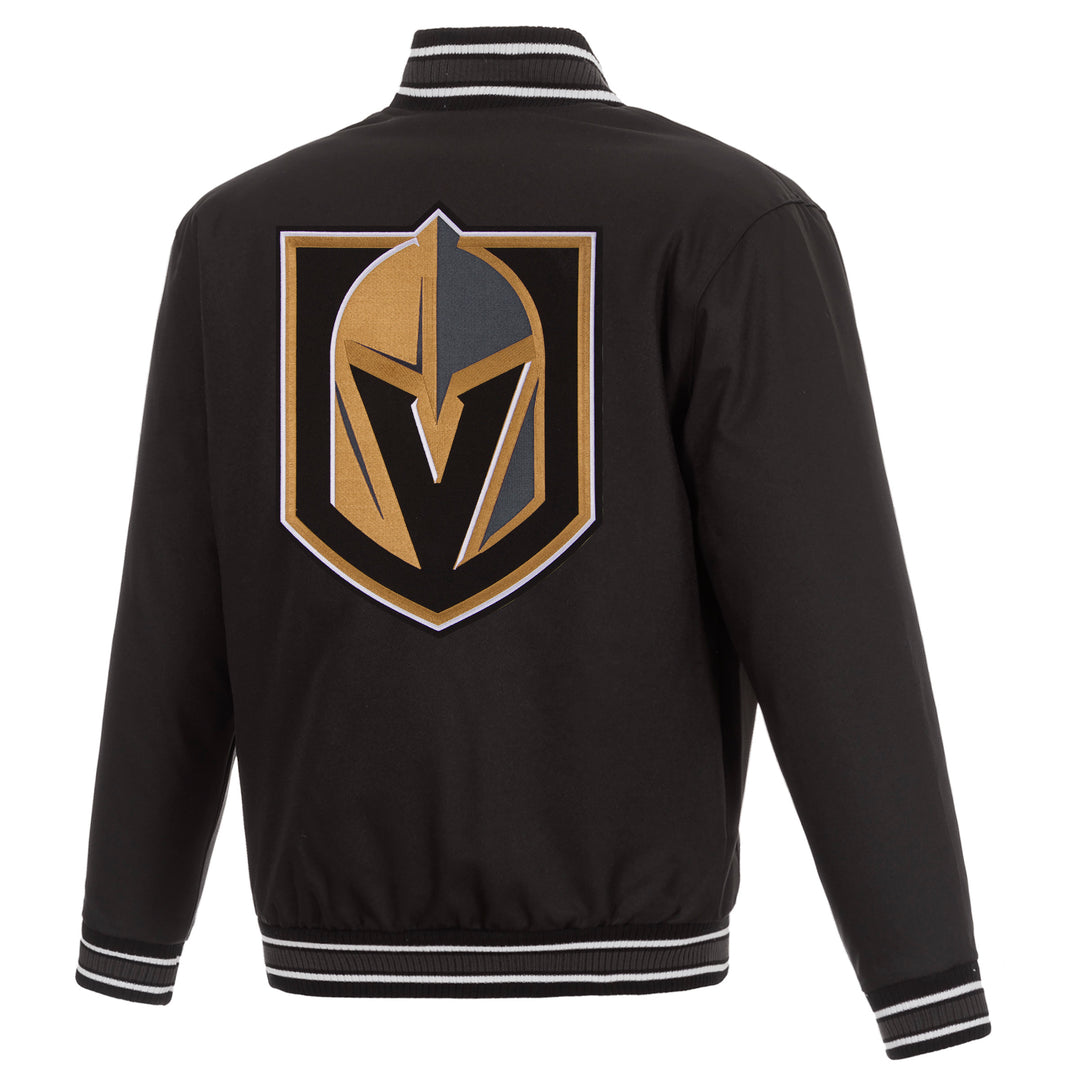 Vegas Golden Knights Men's Black Poly-Twill Jacket