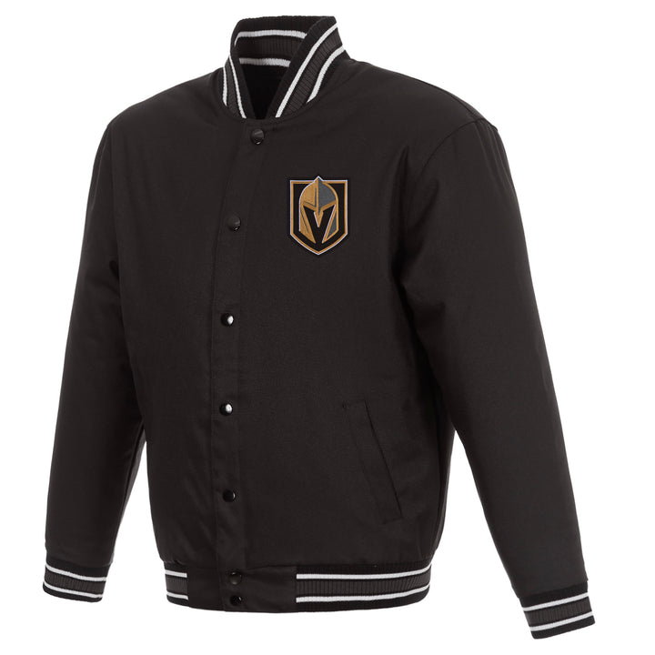 Vegas Golden Knights Men's Black Poly-Twill Jacket