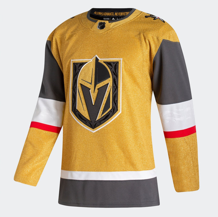 AUTHENTICS ADIDAS TEAM-ISSUED BLANK HOME GOLD JERSEY