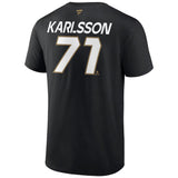 Vegas Golden Knights Authentic Pro William Karlsson Name & Number Tee
