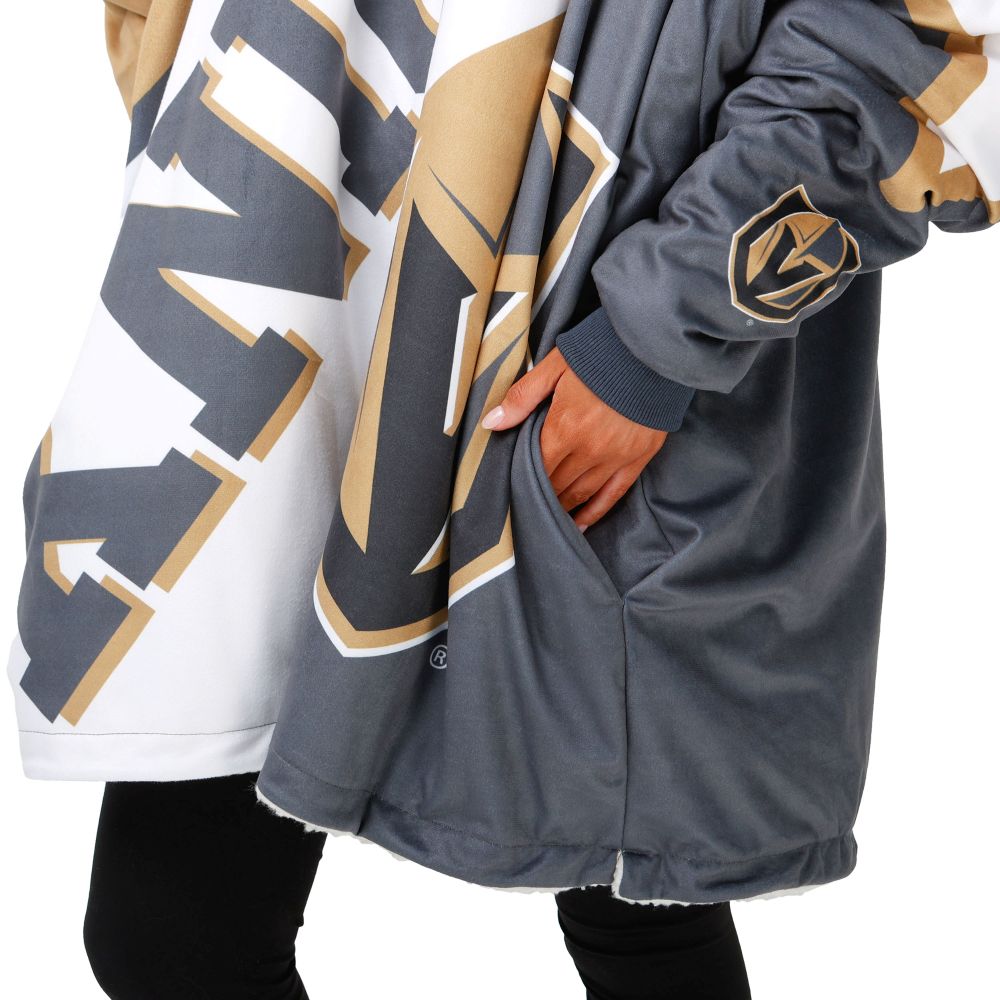 Vegas Golden Knights Big Logo Hooded Blanket - Vegas Team Store