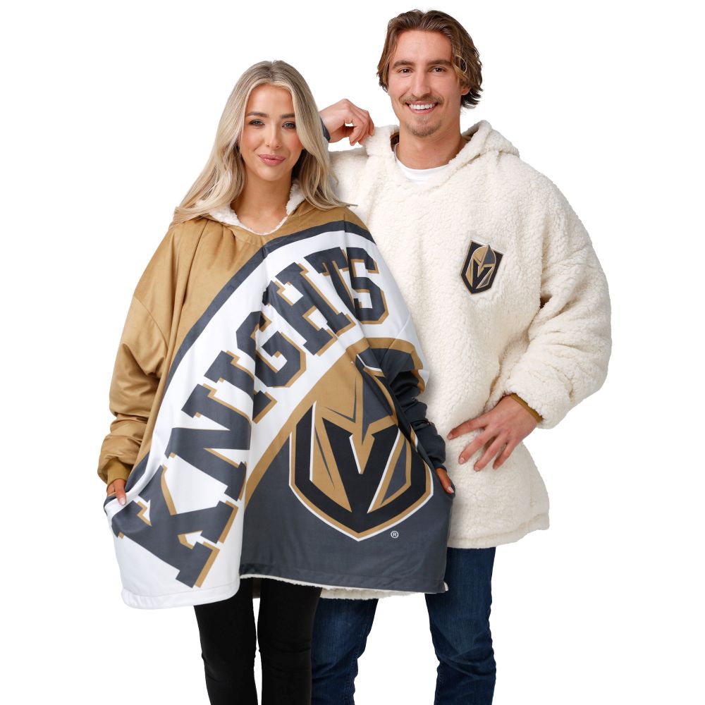 Vegas Golden Knights Big Logo Hooded Blanket - Vegas Team Store