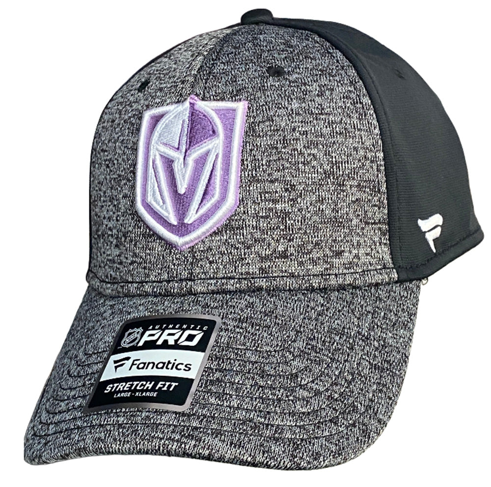 Vegas Golden Knights Hockey Fights Cancer Flex-Fit Cap - Vegas Team Store