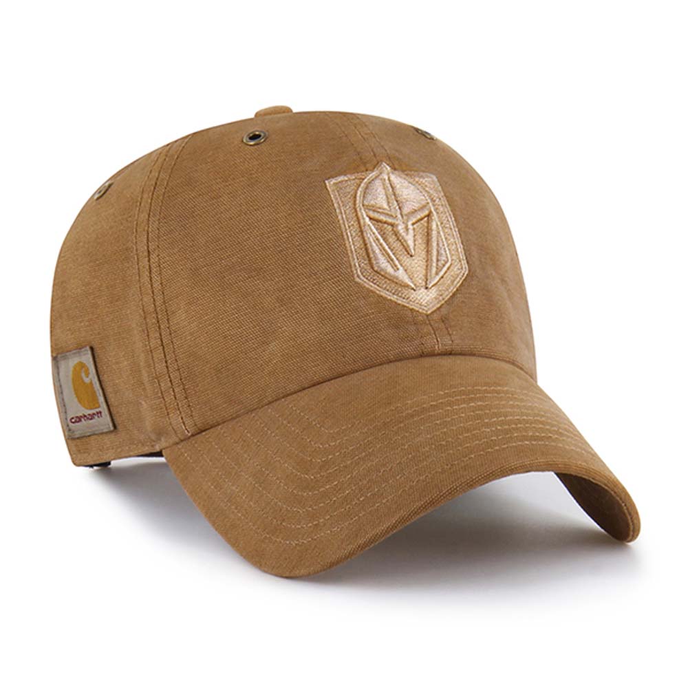 Vegas Golden Knights Carhartt Dyed Brown Clean Up Cap - Vegas Team Store