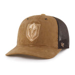 Vegas Golden Knights Carhartt Dyed Brown Trucker Hat - Vegas Team Store