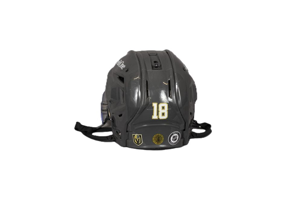 Game-Issued: #18 Robert Hagg 2024-2025 Helmet-19381