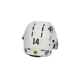 Game-Used: #14 Nicolas Hague Helmet-15106
